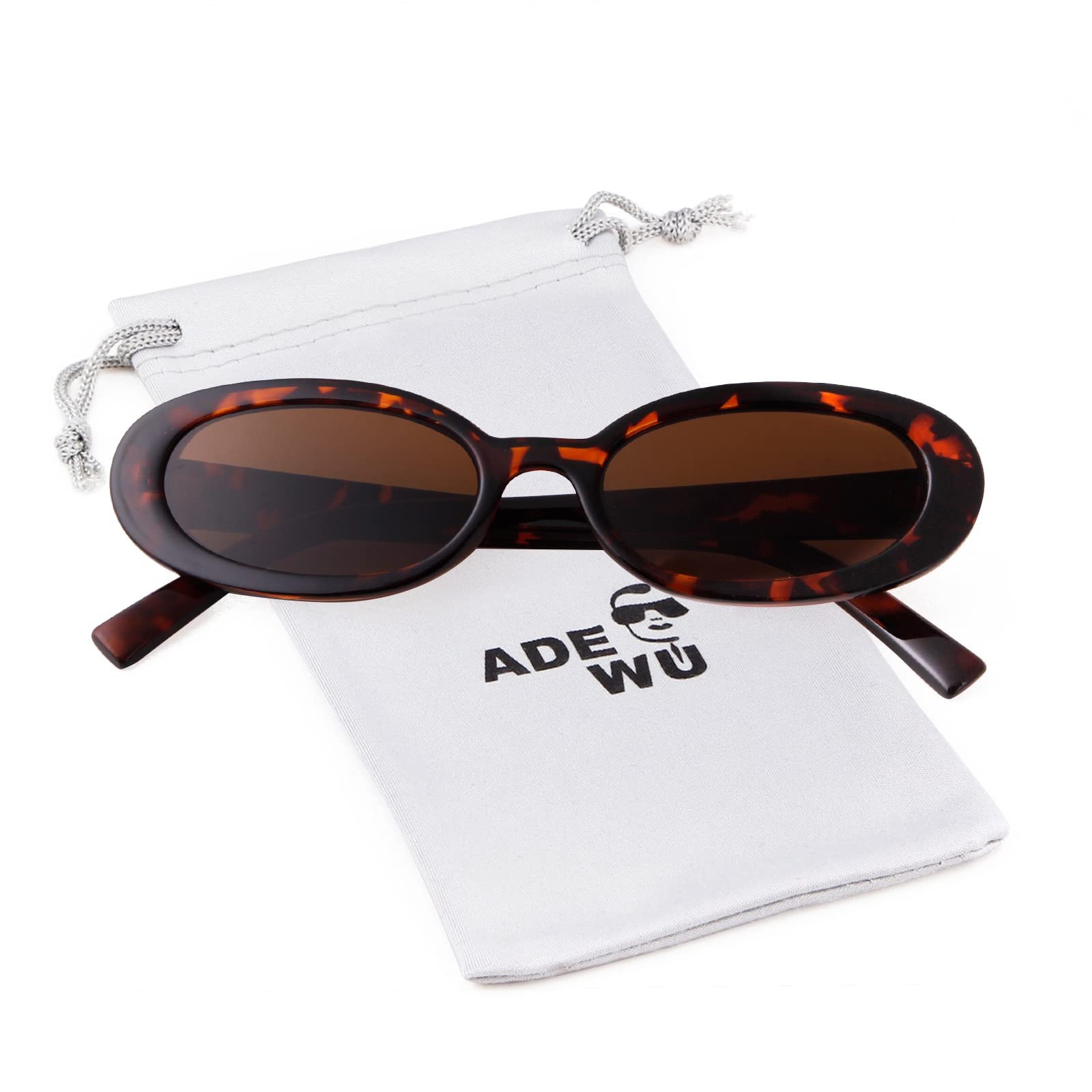 Солнцезащитные очки овальные ADEWU 90-х годов, фото №7