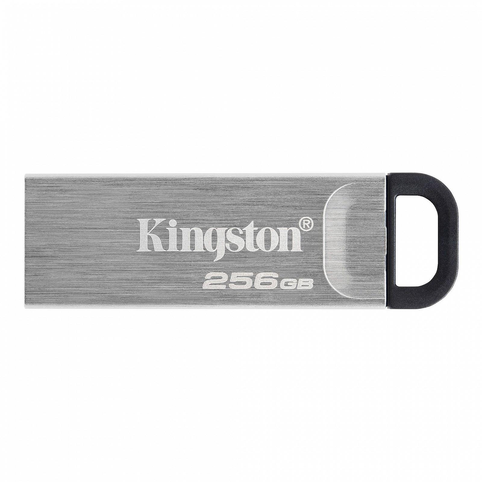 Флеш-накопичувач Kingston USB3.2 Gen 1 DT Kyson 256GB Silver-Black (DTKN/256GB), фото №1