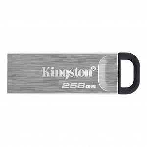 Флеш-накопичувач Kingston USB3.2 Gen 1 DT Kyson 256GB Silver-Black (DTKN/256GB) - Фото 1
