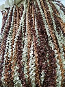 Шторы нити радуга 300x280 cm Венго-шоколад-кофе (NS-204) synthetic.ua - Фото 1