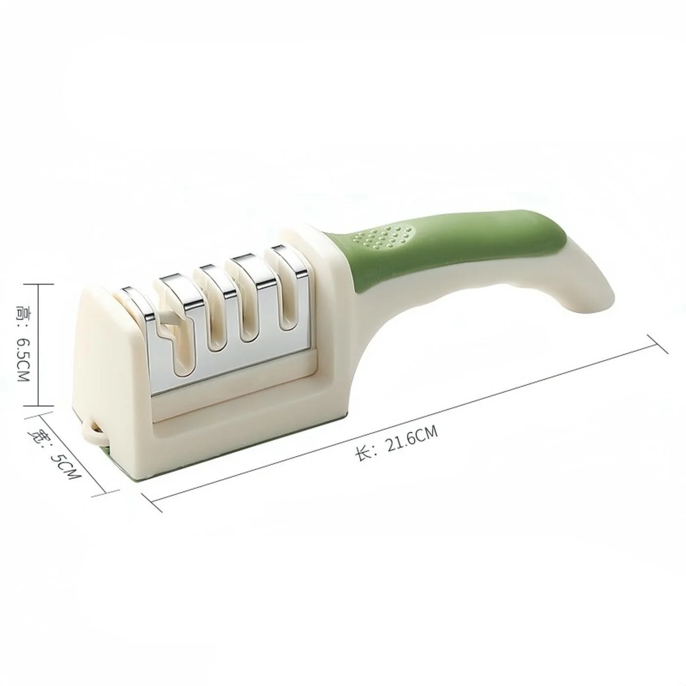 Точилка для кухонних ножів ручна швидка з ергономічною ручкою, фото №2