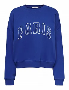 Свитшот ONLY Onlsweat Life L/S Crew O.Size State Noos с принтом - Фото 1