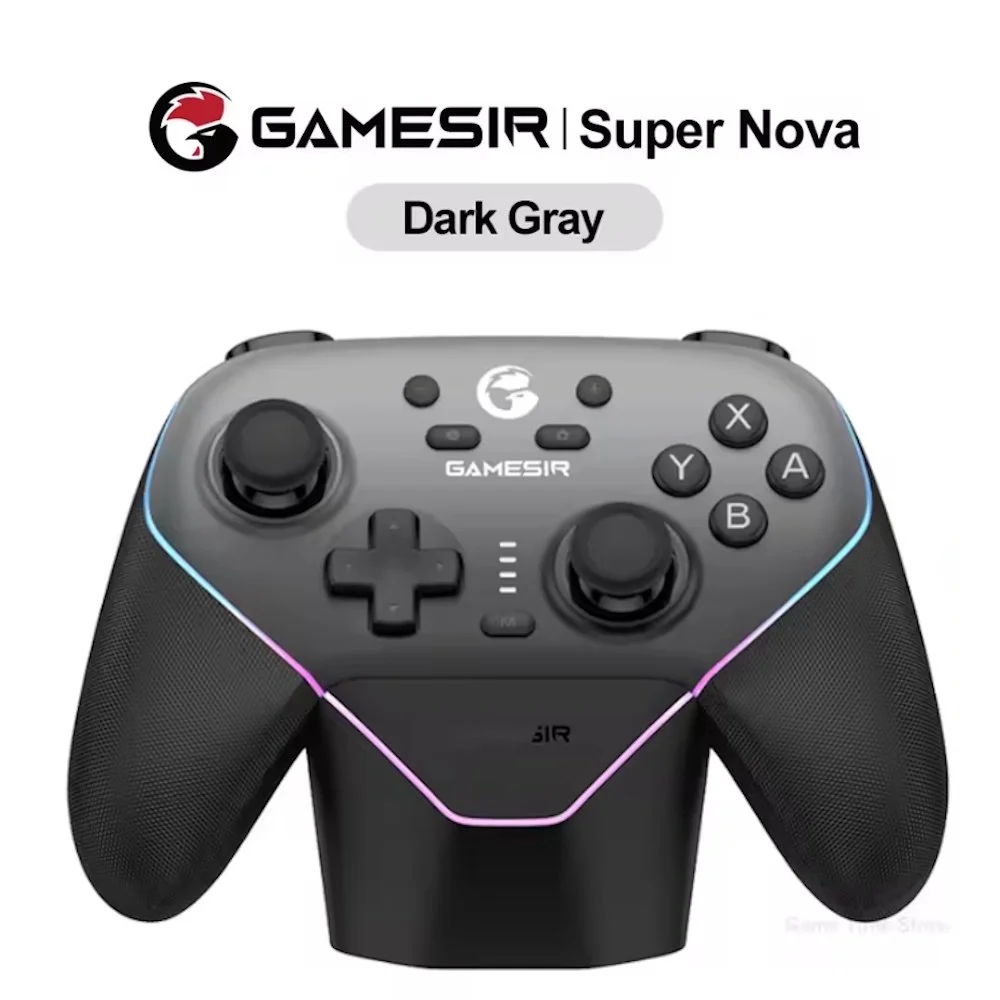 Геймпад GameSir Super Nova Dark Gray + Док-станція, фото №1