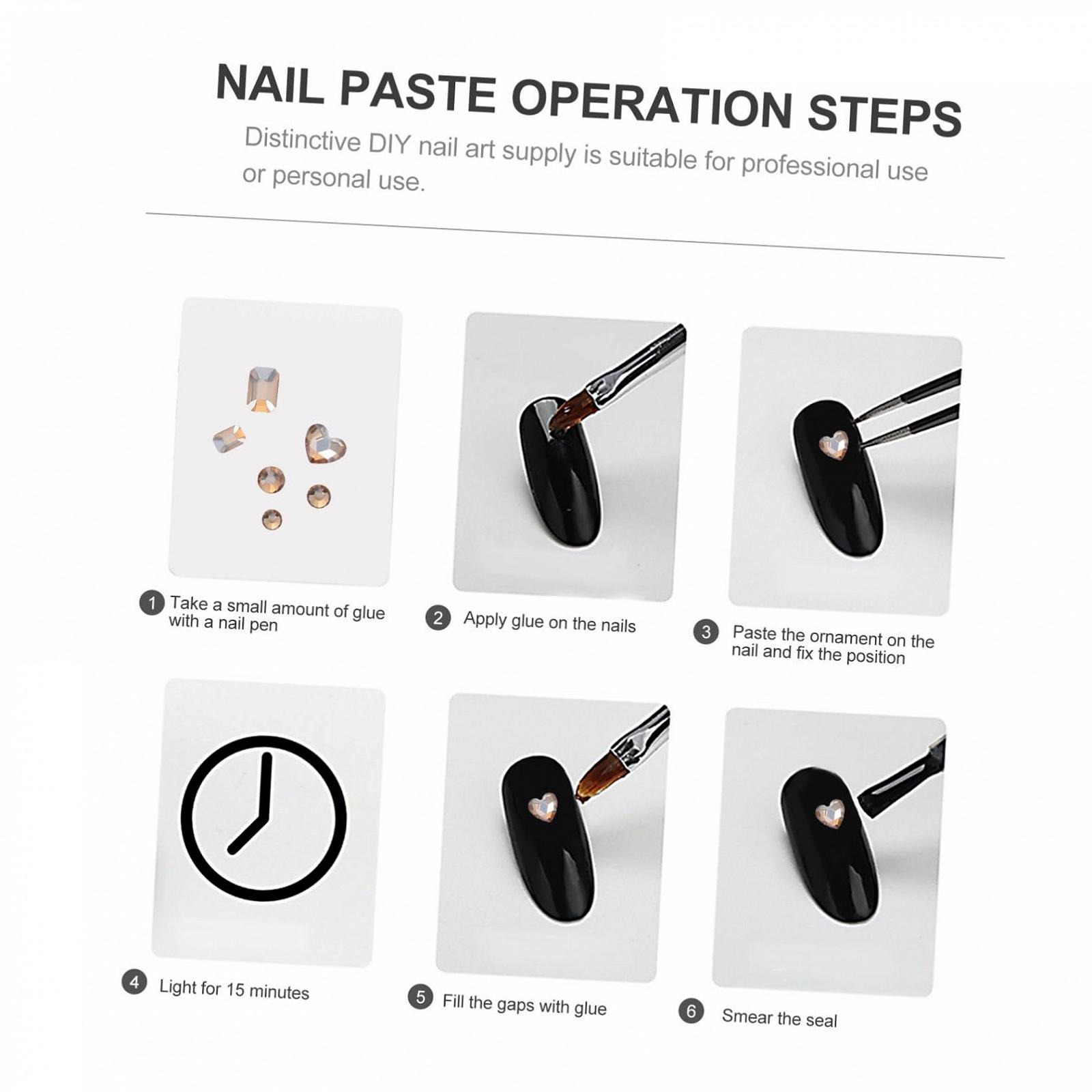 Стрази FRCOLOR Шампань прикраси для манікюру, для творчого дизайну нігтів, фото №3