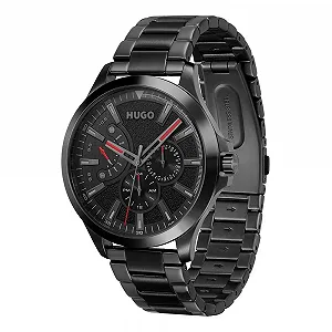 Мужские кварцевые часы с несколькими циферблатами HUGO LEAP 1530175, браслет synthetic.ua - Фото 1