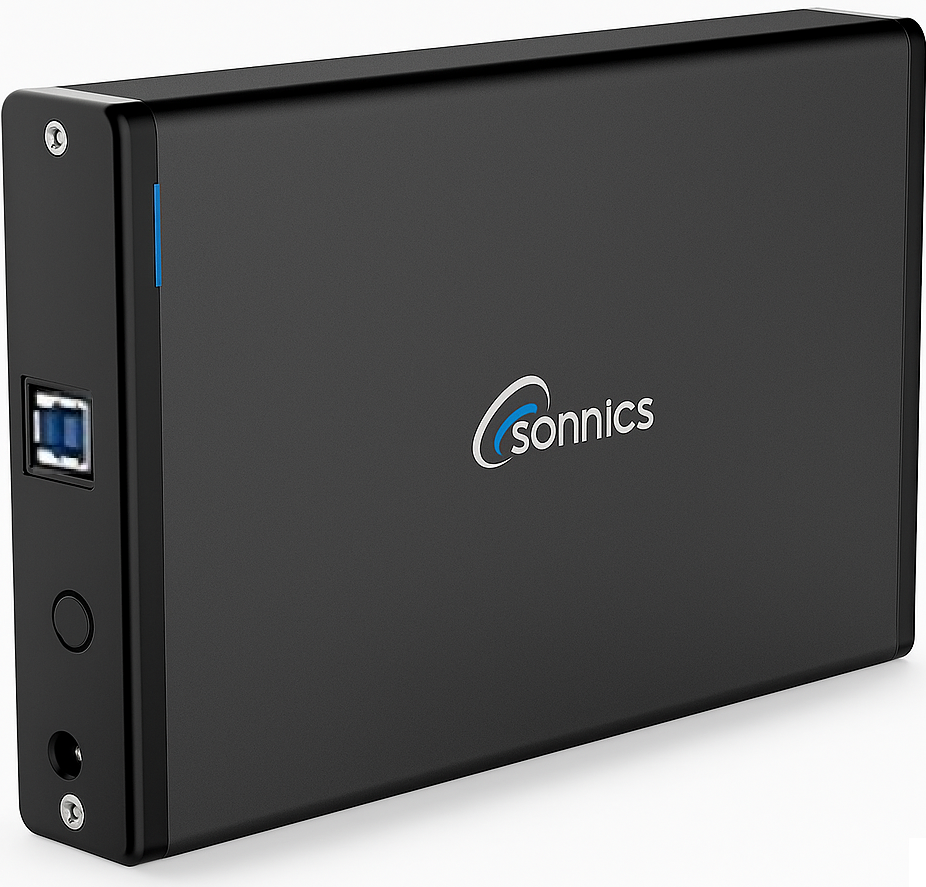 Внешний накопитель Sonnics 2TB Grey, фото №1