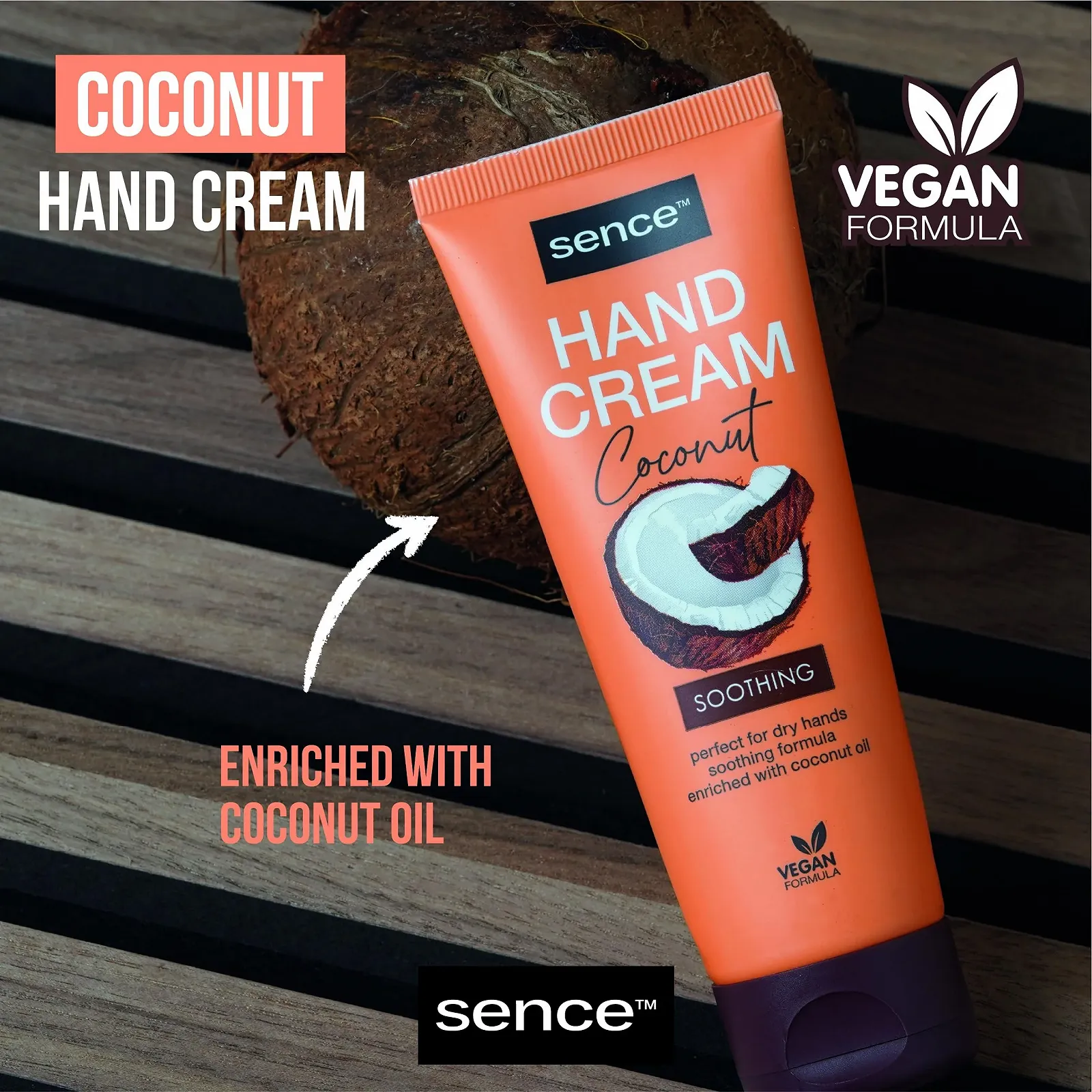 Крем для рук Sence Beauty & Cosmetics Кокос, 3 x 75 мл, фото №3