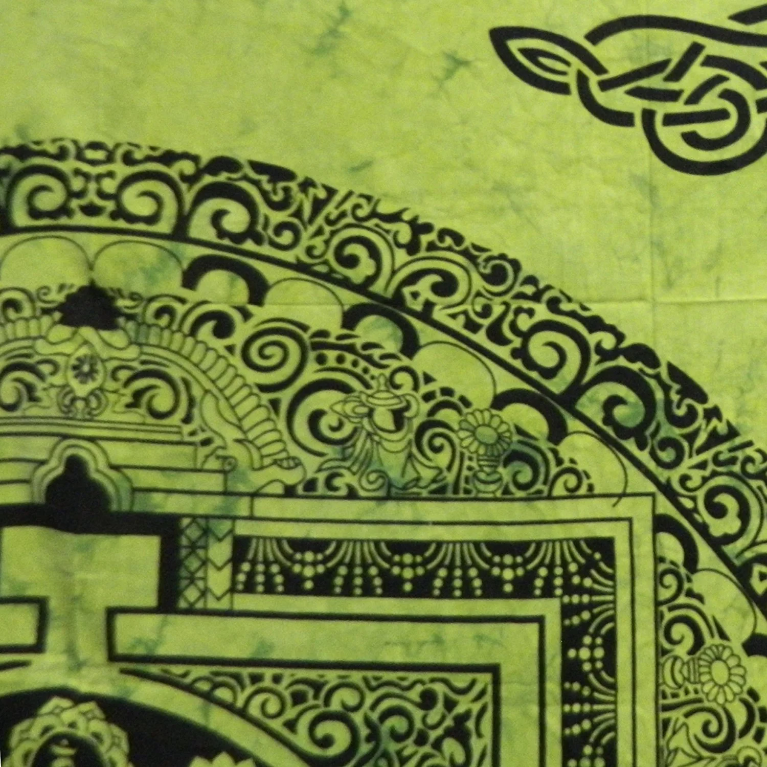 Покривало Бавовна Om Mandala Зелений, фото №3