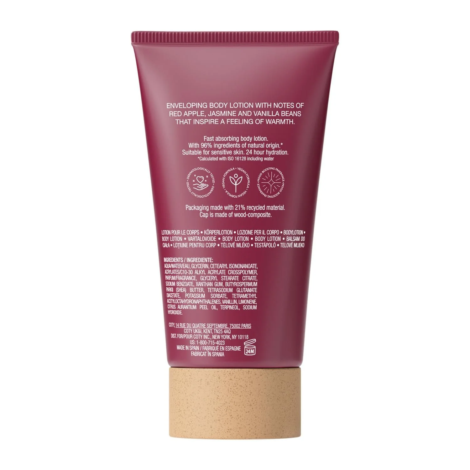 Лосьйон для тіла Mexx Inspired Warmth Зволожуючий лосьйон для тіла з властивостями, що покращують настрій 150 мл, фото №2