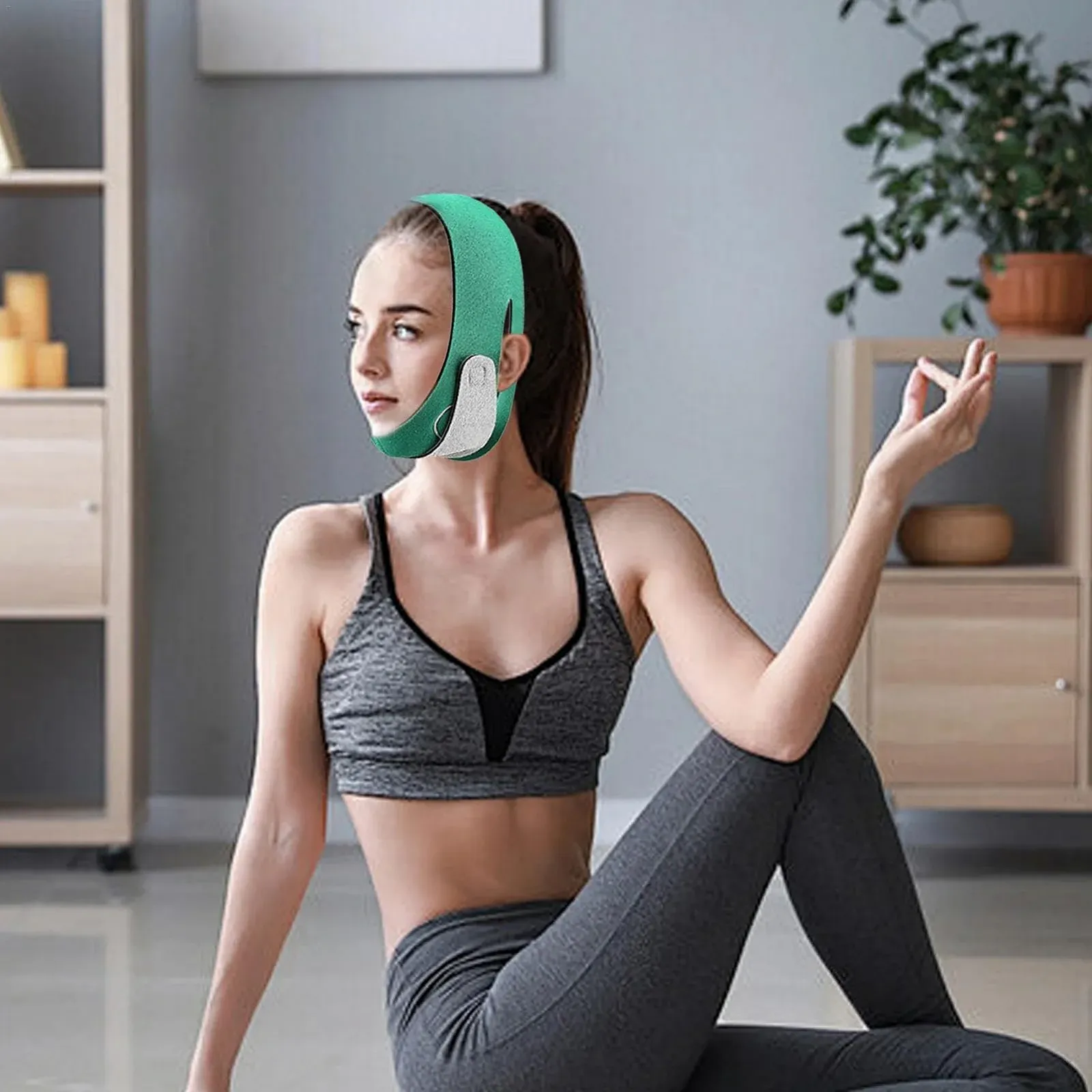 Маска V Linee Lifting - Многоразовая V-Line | Маска для подтяжки V-Line с ремешком для подбородка | Ремень для похудения лица, уменьшающий двойной подбородок, для подтяжки лица V-образной формы, фото №6