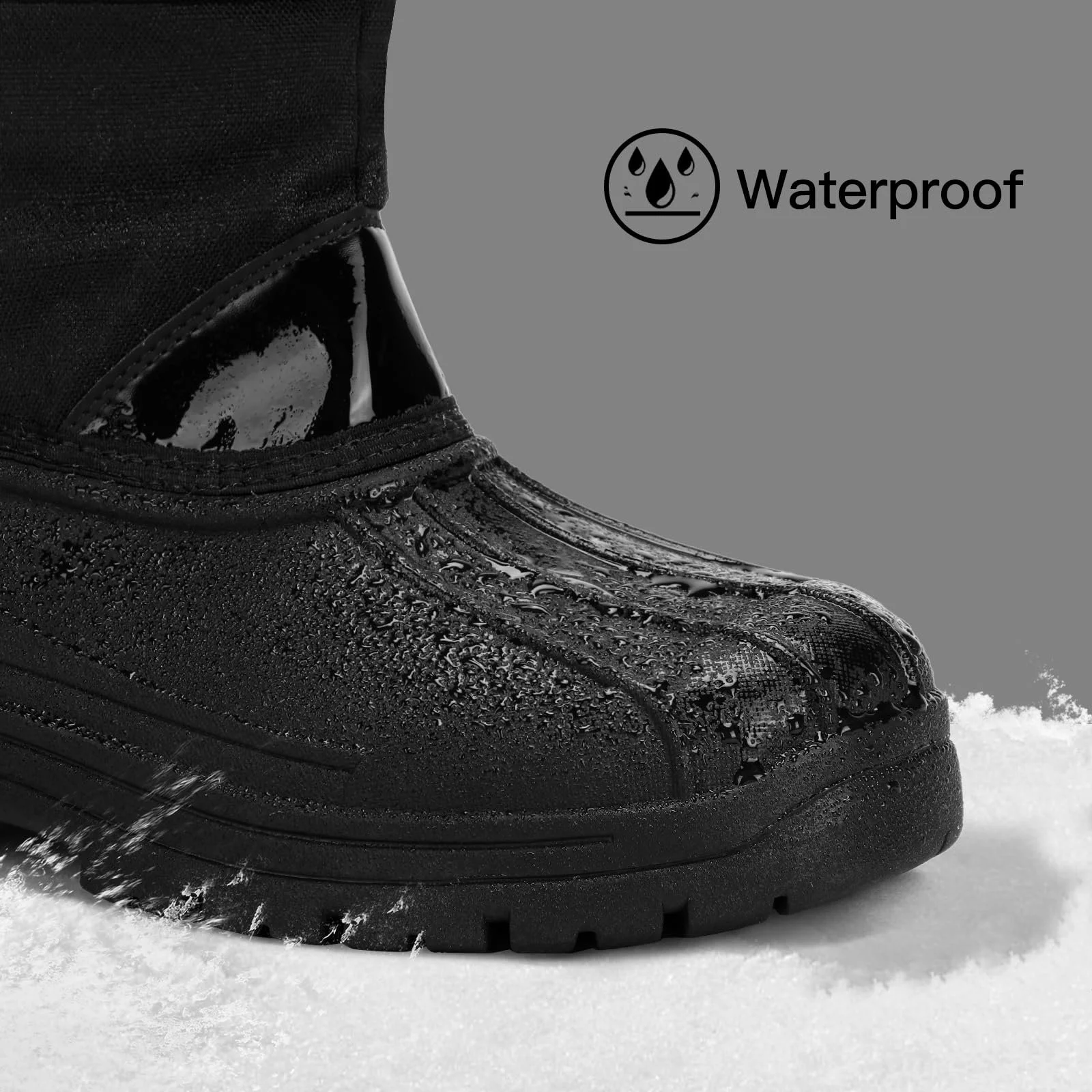 Чоловічі водонепроникні зимові черевики Kricely, фото №2