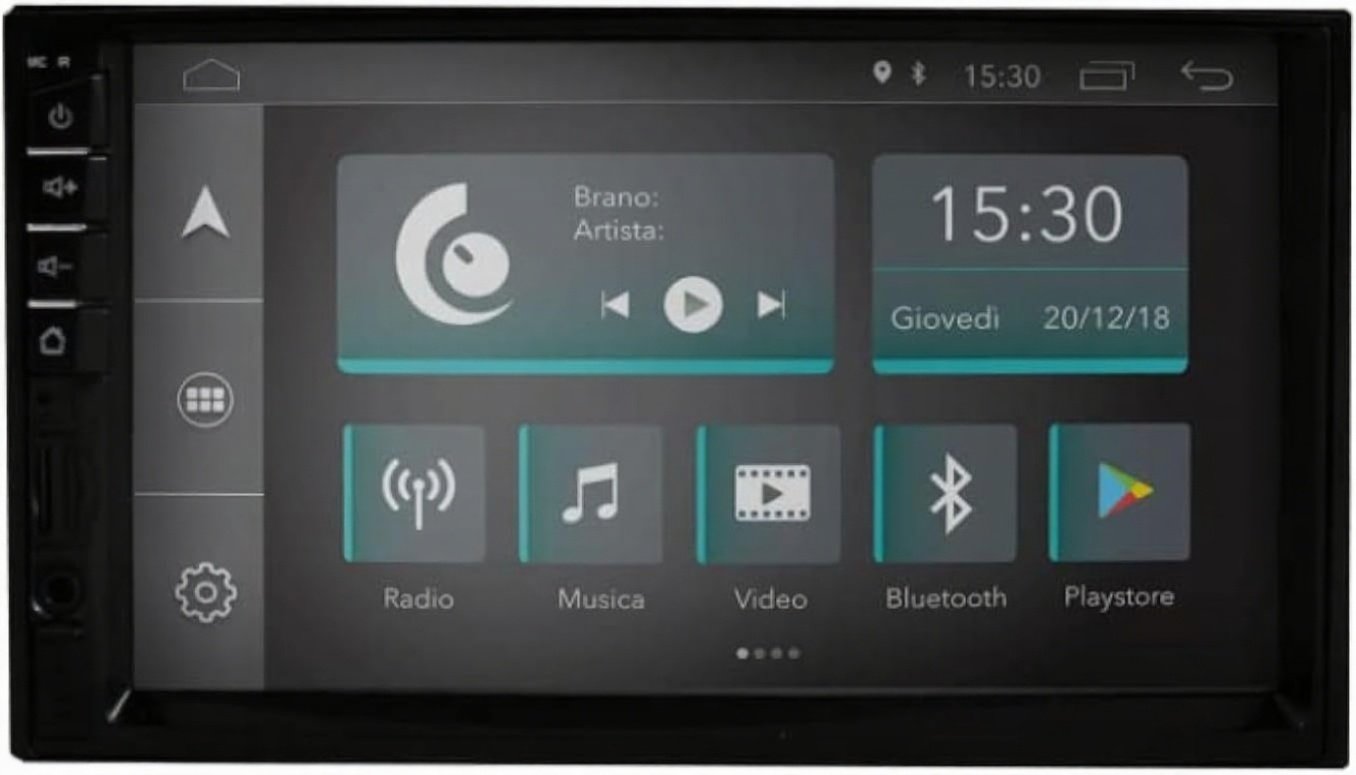 Автомагнітола Jf Sound JF-007-XDC / 7" / Сенсорна / 2/16Гб / Android 12 / Apple CarPlay / Android Auto / Bluetooth / WI-FI / GPS / USB / DAB+ / 2DIN, фото №3