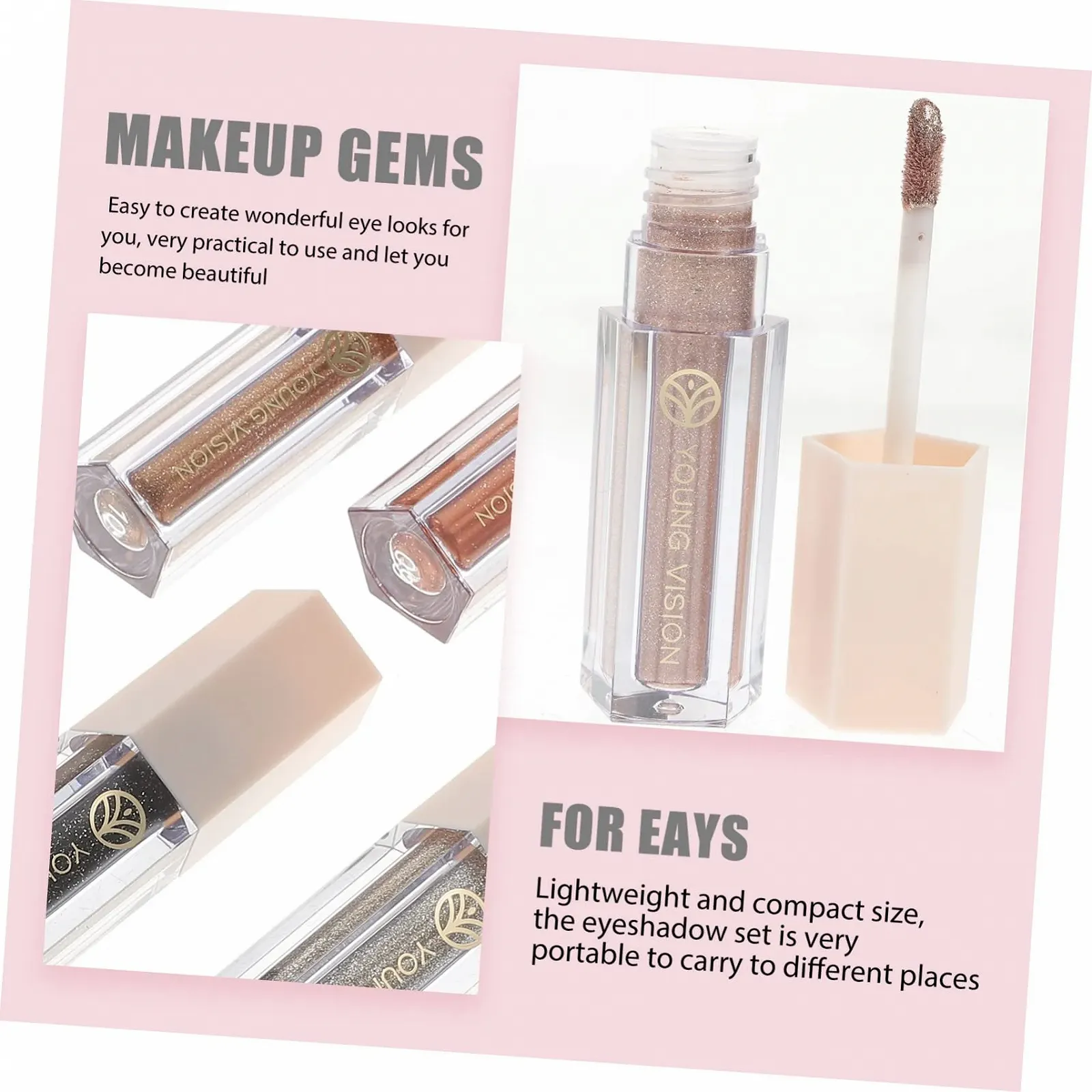 Набор теней для век FRCOLOR Блестящий, фото №6 Набор теней для век FRCOLOR Блестящий, фото №6