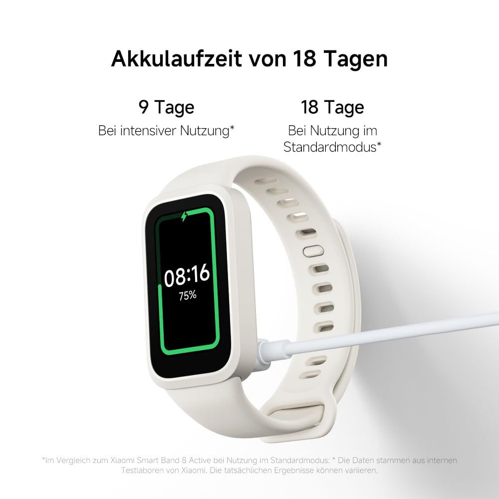 Фитнес-браслет Xiaomi Smart Band 9 Active Черный 1.47 дюйма TFT, 450 нит, 50 спортивных режимов, датчик SPO₂, водонепроницаемость 5ATM, фото №10