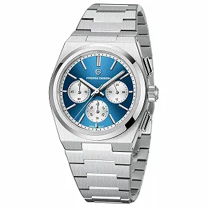 Часы Pagani Design Кварцевый Хронограф VK63 Аналоговый Нержавеющая сталь - Фото 1