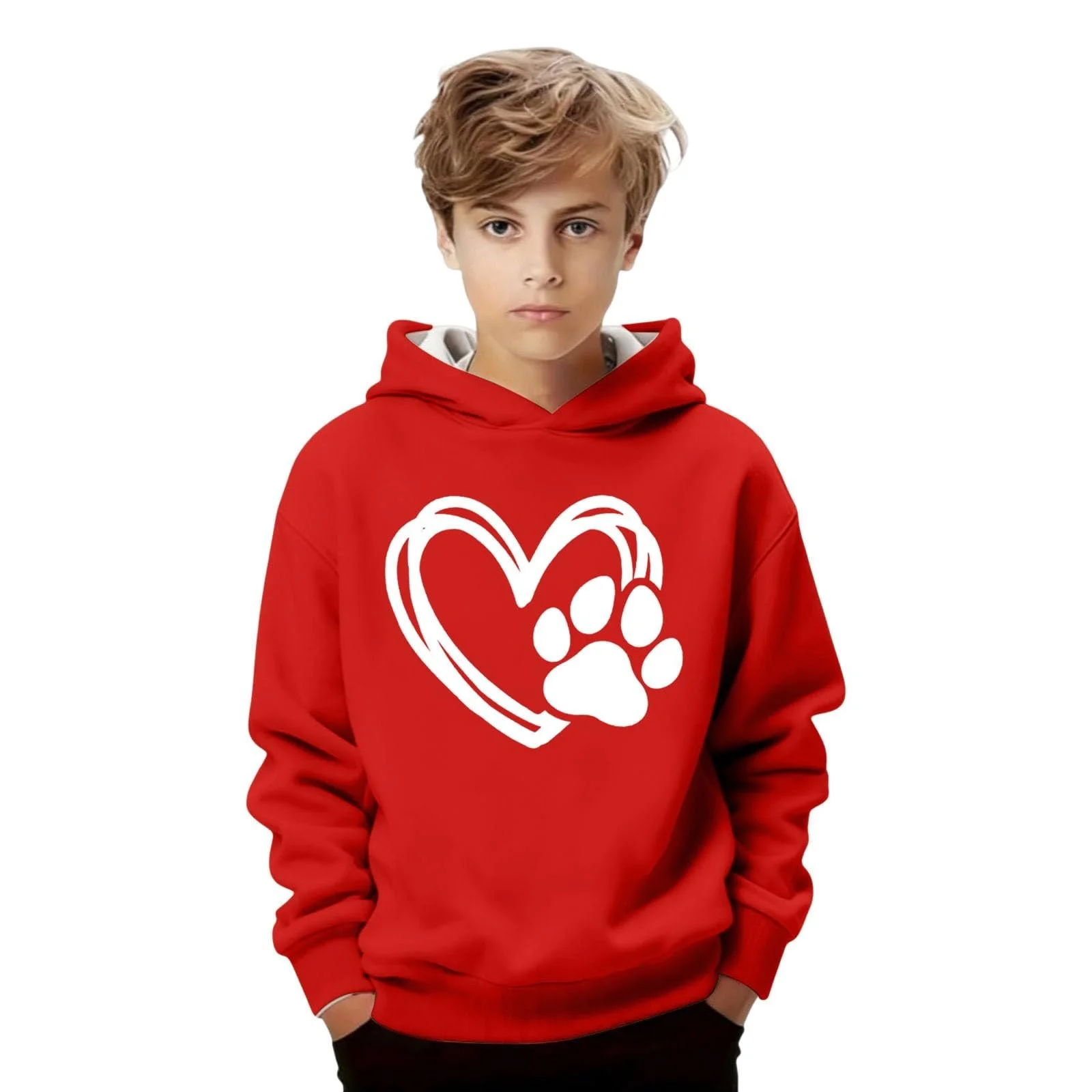 Худі Дитячий Повсякденний Harajuku Толстовки Лонгсліви Y2K, фото №4 Худі Дитячий Повсякденний Harajuku Толстовки Лонгсліви Y2K, фото №4