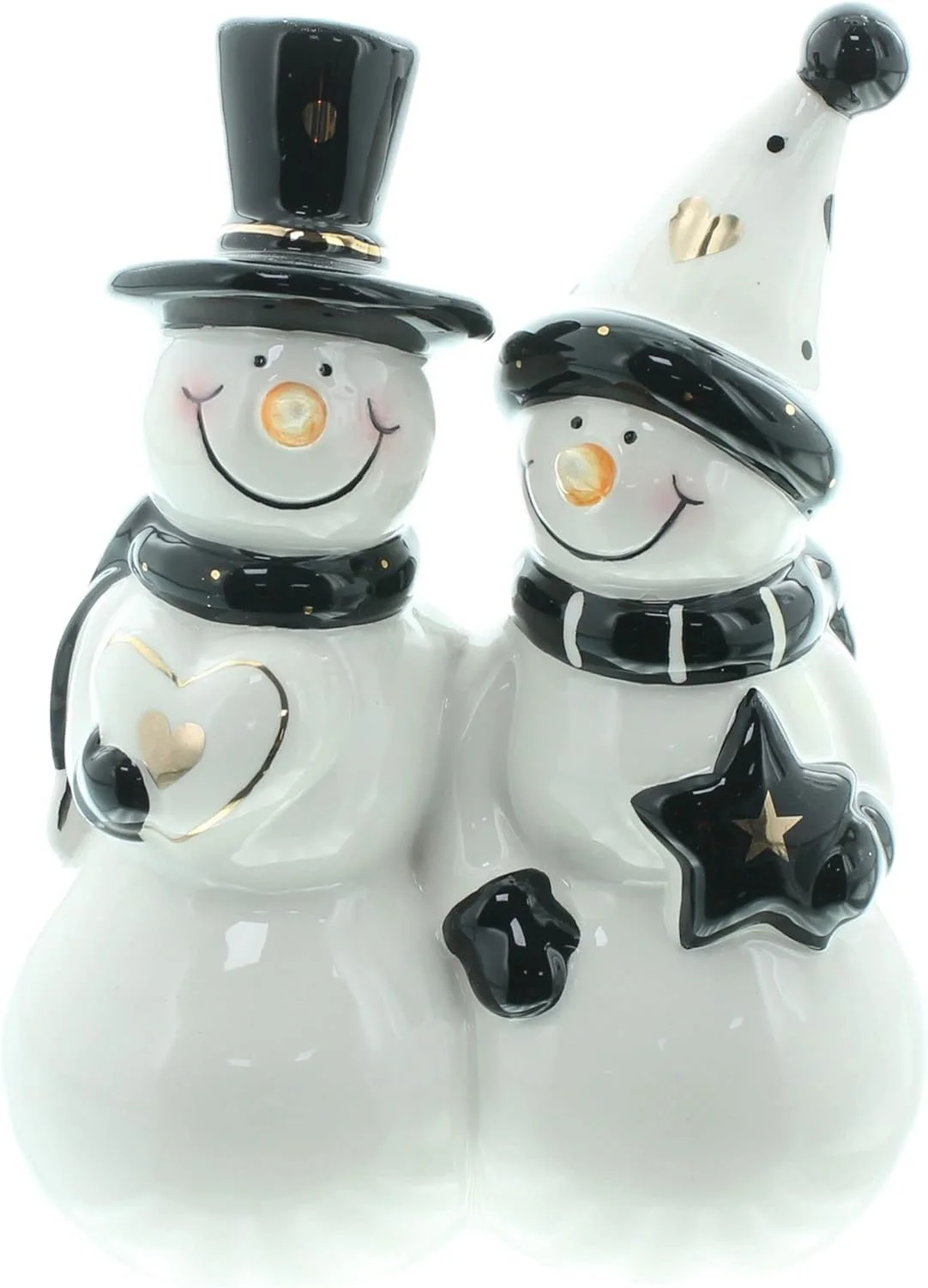 Декоративная фигурка Снеговика Dekoleidenschaft Пара Стиль Фарфор 16 см, фото №1 Декоративная фигурка Снеговика Dekoleidenschaft Пара Стиль Фарфор 16 см, фото №1
