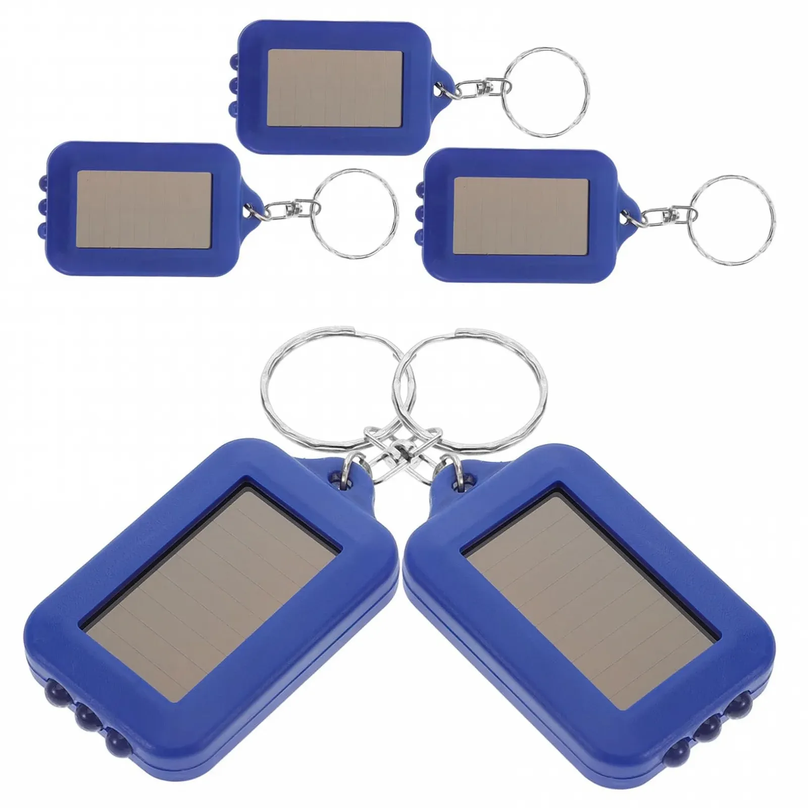 Ліхтарик Брелок Світлодіодний на сонячній батареї для кемпінгу та активного відпочинку Аварійний Перезаряджуваний, фото №1