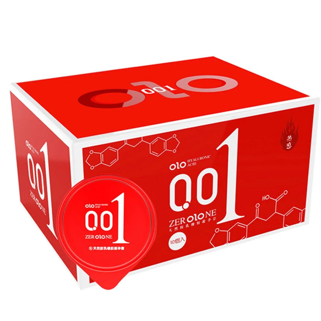 Презервативи OLO 001 10 штук Червоний 23799, фото №1 Презервативи OLO 001 10 штук Червоний 23799, фото №1