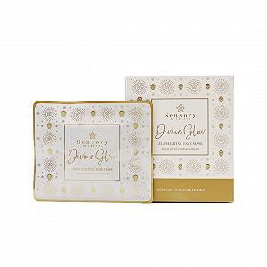 Маска для лица Sensory Retreats Divine Glow Self-Heating, саморазогревающаяся, увлажняющая, спа, для домашней релаксации synthetic.ua - Фото 1