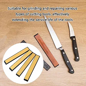 Точило для садового інструменту та кухонних ножів професійна ручна 80/200/600 гріт з основою synthetic.ua - Фото 1