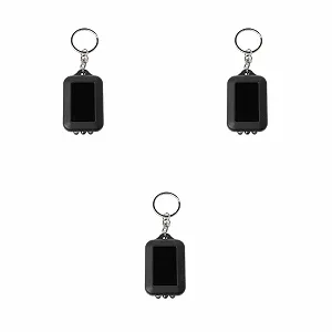 Ліхтарик-брелок на сонячній батареї Портативний для вулиці Пластикова текстура Ідеально підходить для освітлення LED LED synthetic.ua - Фото 1