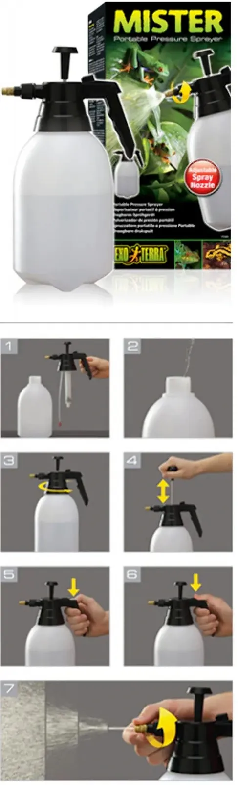Помповый опрыскиватель Exo Terra 1.5 Litre, фото №3