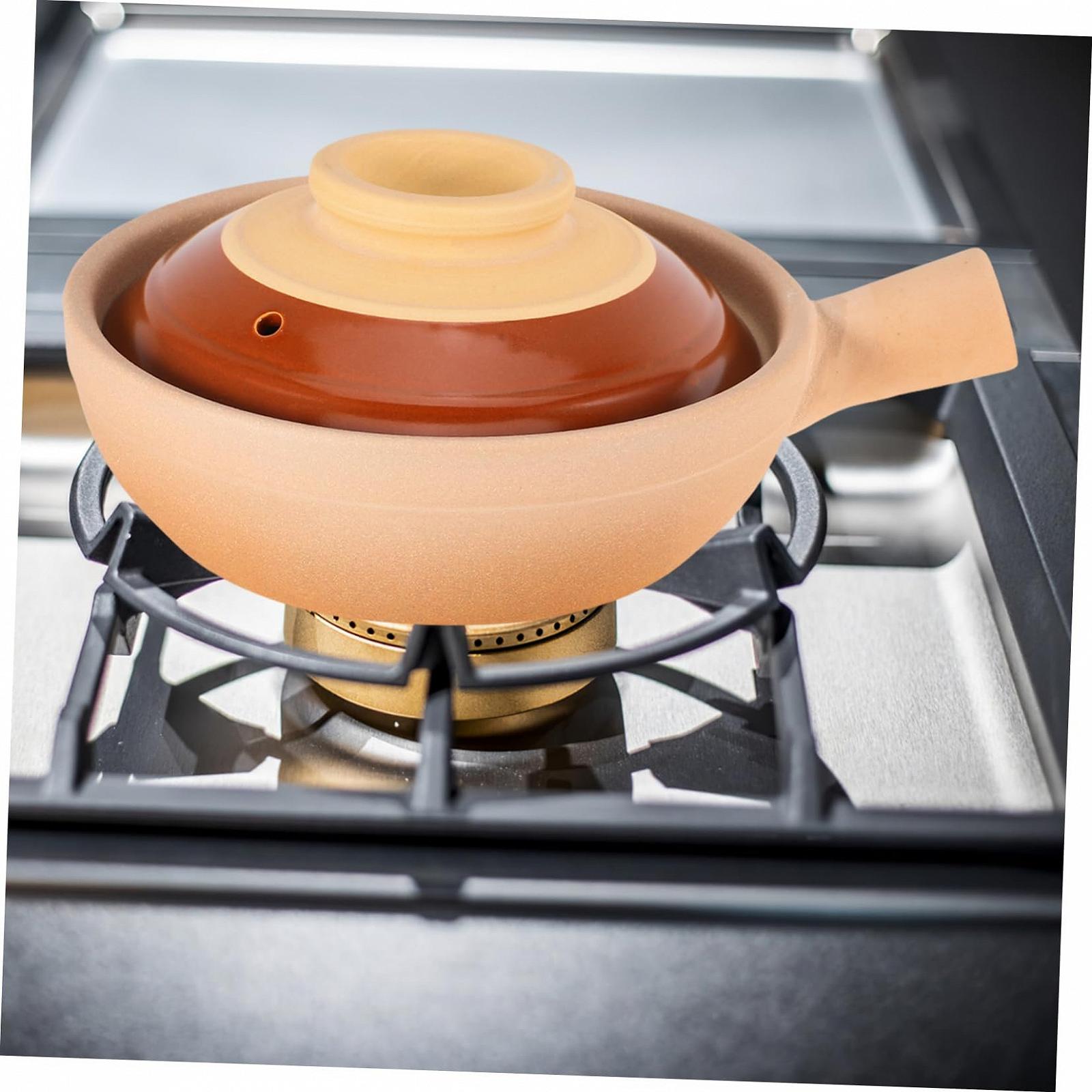 Горщик для приготування керамічний з кришкою Традиційний дизайн, фото №5 Горщик для приготування керамічний з кришкою Традиційний дизайн, фото №5