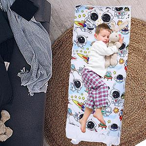 Шкіряний лайнер Idezek для дітей - Зручний спальний мішок з м'яким ковдрою - Для подорожей з ручкою і застібкою для кемпінгу, для ночівок synthetic.ua - Фото 1