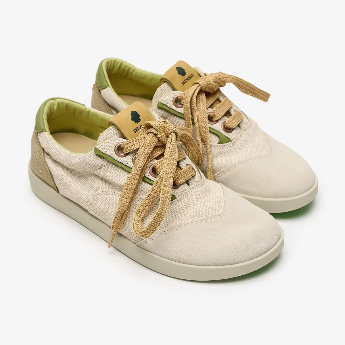 Кроссовки Satorisan Hatko Vintage Кожа и лен, фото №2 Кроссовки Satorisan Hatko Vintage Кожа и лен, фото №2