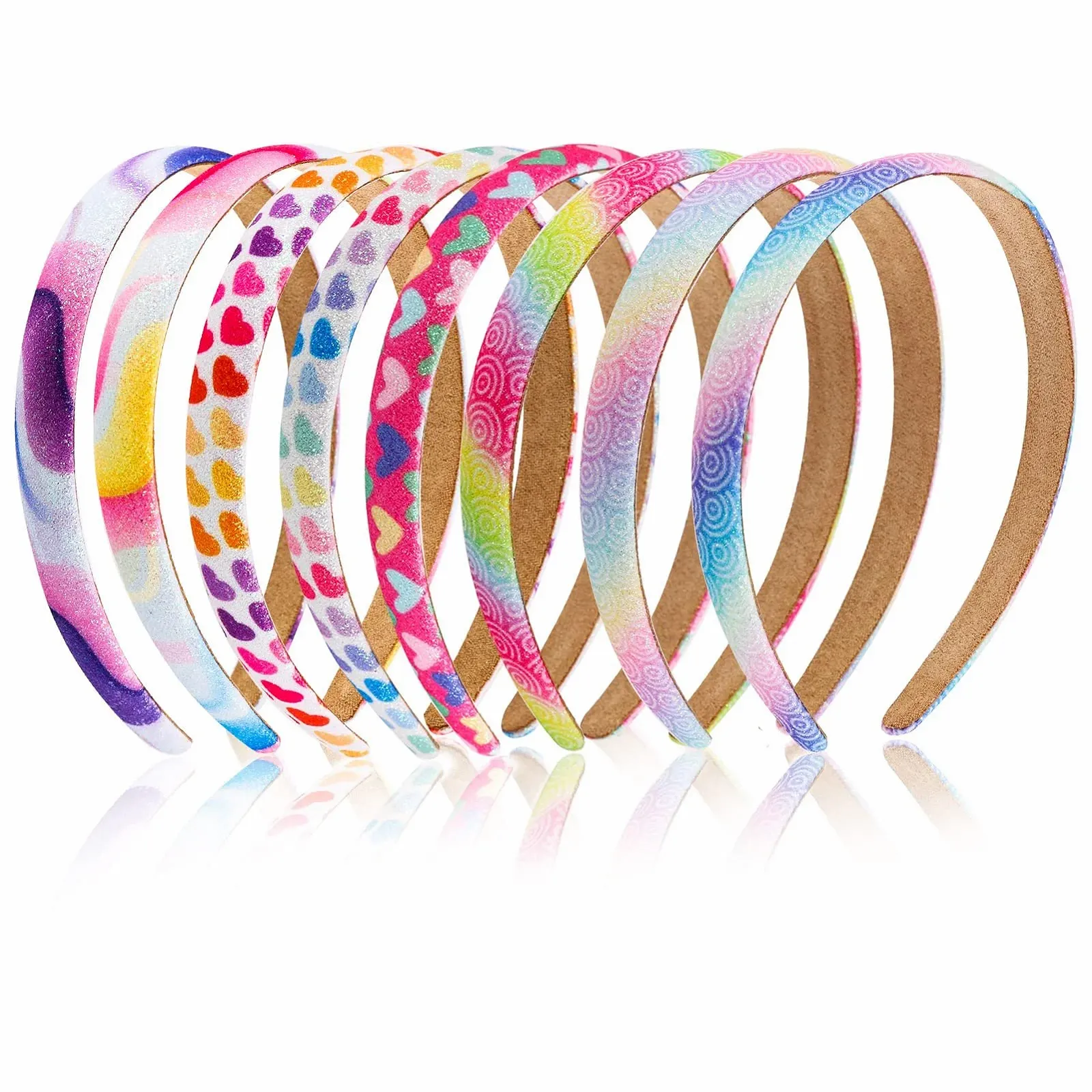 Обруч Rainbow Серія Heart З блискітками для дівчаток, фото №1