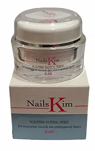 Гель для нарощування Нігті Kim Високої В'язкості Напівпрозорий Білий 30 мл - Фото 1