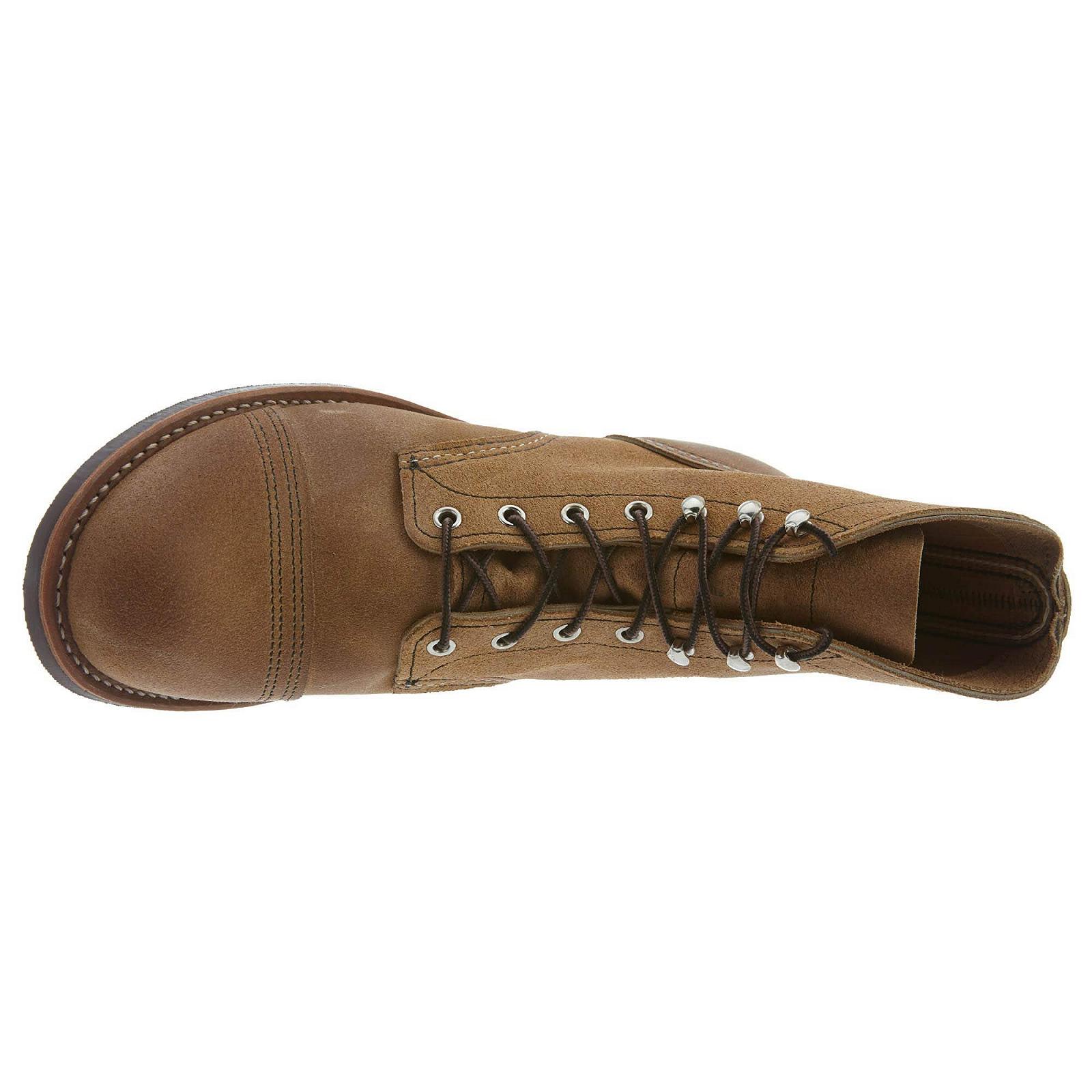 Мужские Ботинки Red Wing Iron Ranger Кожаные Медно-Коричневые, 43.5 EU, фото №6