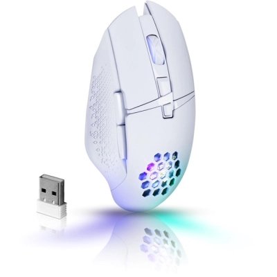 Мышка Defender Glory GM-514 LED Wireless White (52513), фото №5 Мышка Defender Glory GM-514 LED Wireless White (52513), фото №5