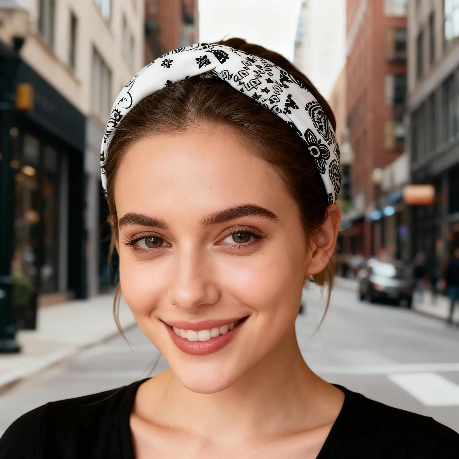 Обруч на голову Широка жіноча, Набір з 4, фото №5 Обруч на голову Широка жіноча, Набір з 4, фото №5