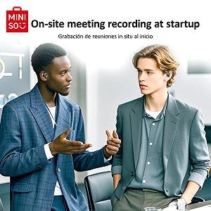 Бездротові навушники OWS MINISO MS156 з перекладом Al, підтримка 135 мов Bluetooth synthetic.ua - Фото 1