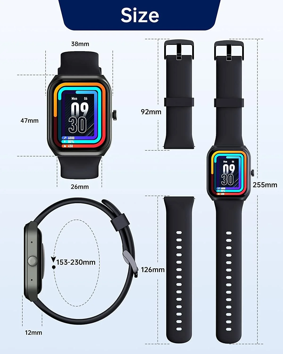 Смартгодинник Unisex 1.91 Inch сенсорний екран, фото №7 Смартгодинник Unisex 1.91 Inch сенсорний екран, фото №7