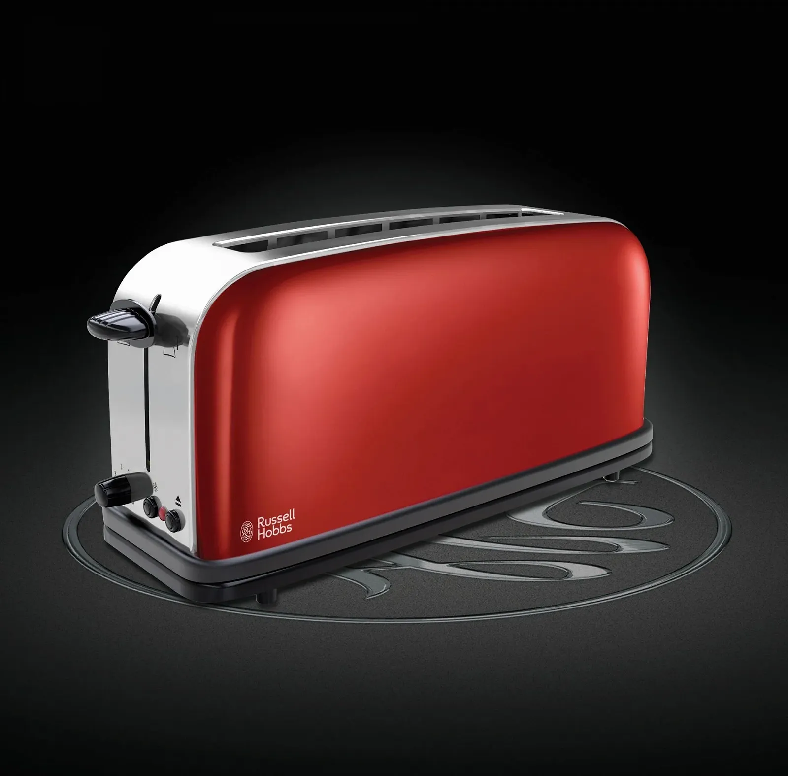 Кавоварка та тостер Russell Hobbs Colours+ 1.25 л червоні, фото №4