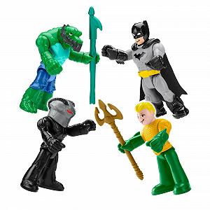 Фігурки Batman і Aquaman Imaginext DC Super Friends Heroes and Villains - Фото 1