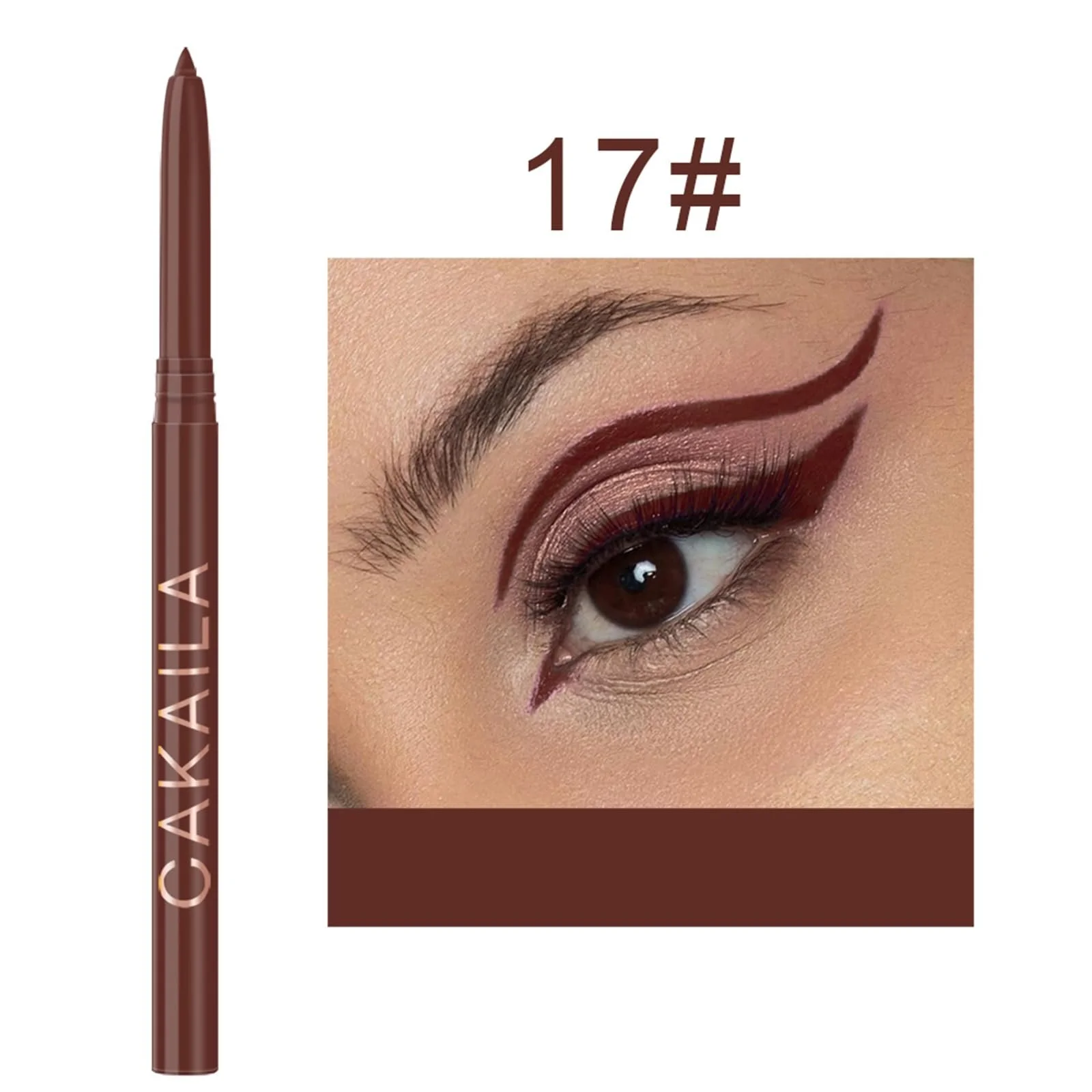 Водостійка кольорова Підводка Cream Gel Eyeliner 18 кольорів, фото №4 Водостійка кольорова Підводка Cream Gel Eyeliner 18 кольорів, фото №4
