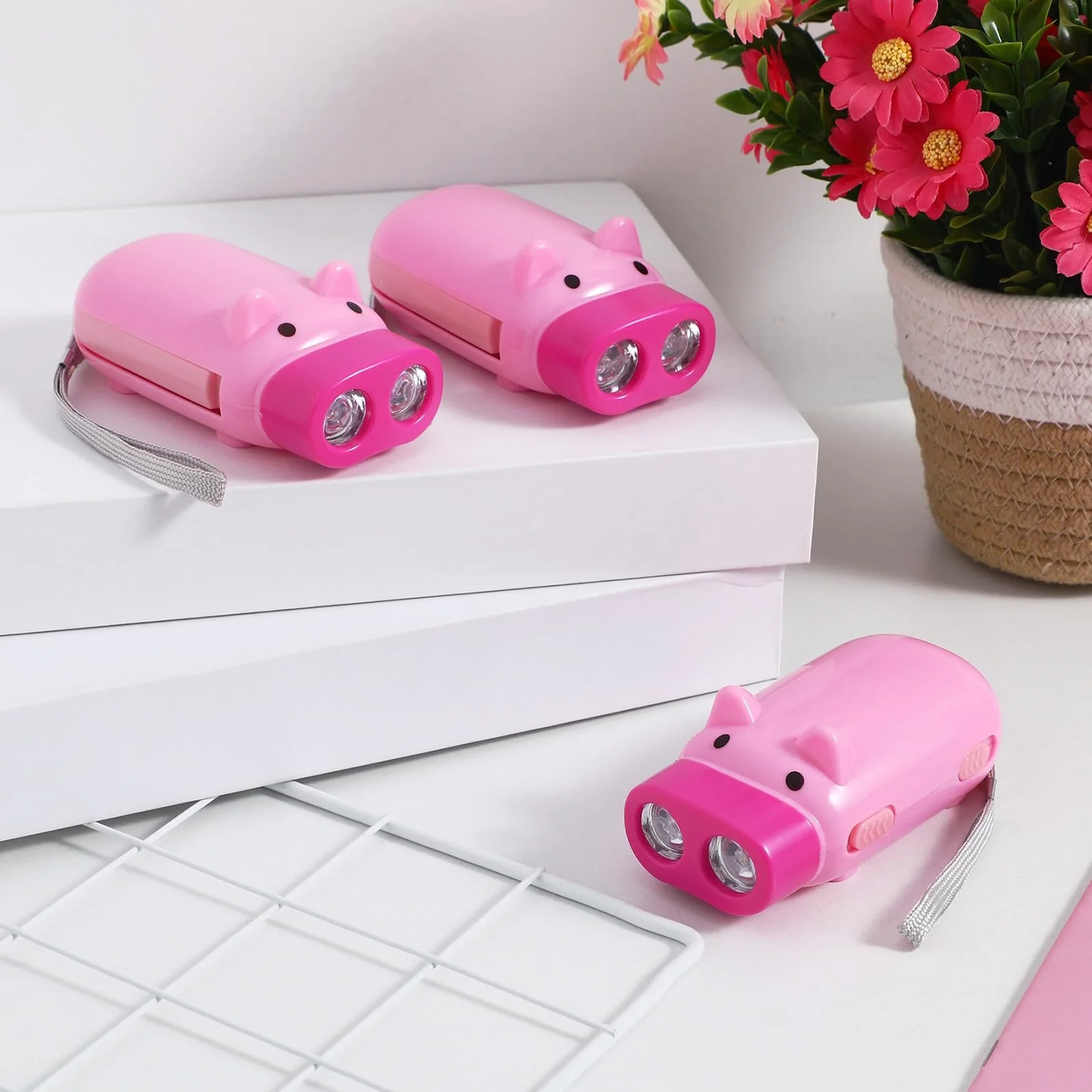 Ручний ліхтарик Veemoon 3 x Мультяшний Портативний електричний Матеріал зі стабільною продуктивністю Зносостійкий Ударостійкий Інноваційний дизайн Маленький, фото №8