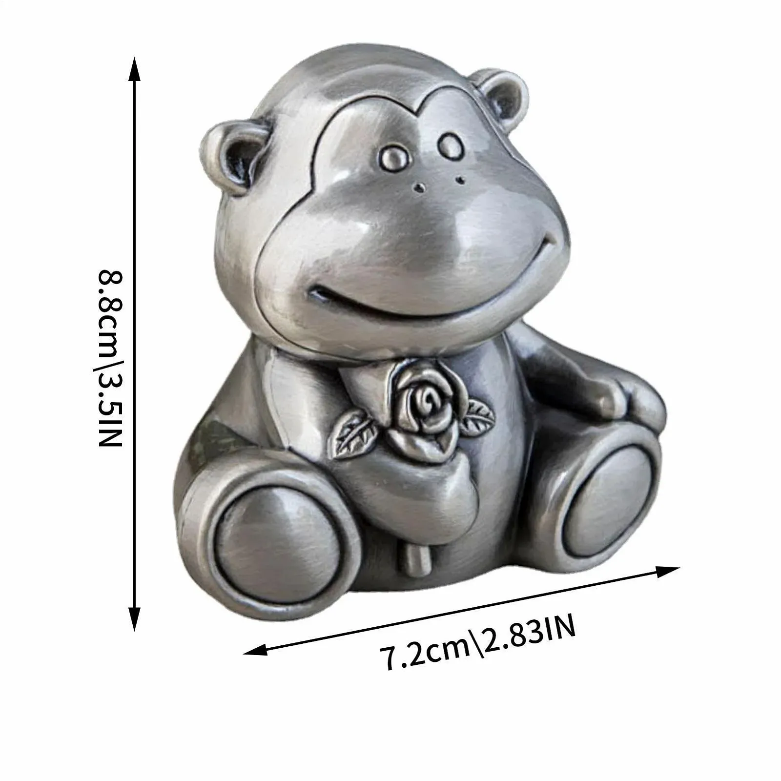 Скарбничка Мавпа металева для дітей та дорослих, фото №6