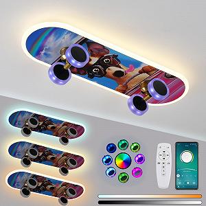 Светильник потолочный Детский LED с пультом RGB Диммируемый - Фото 1