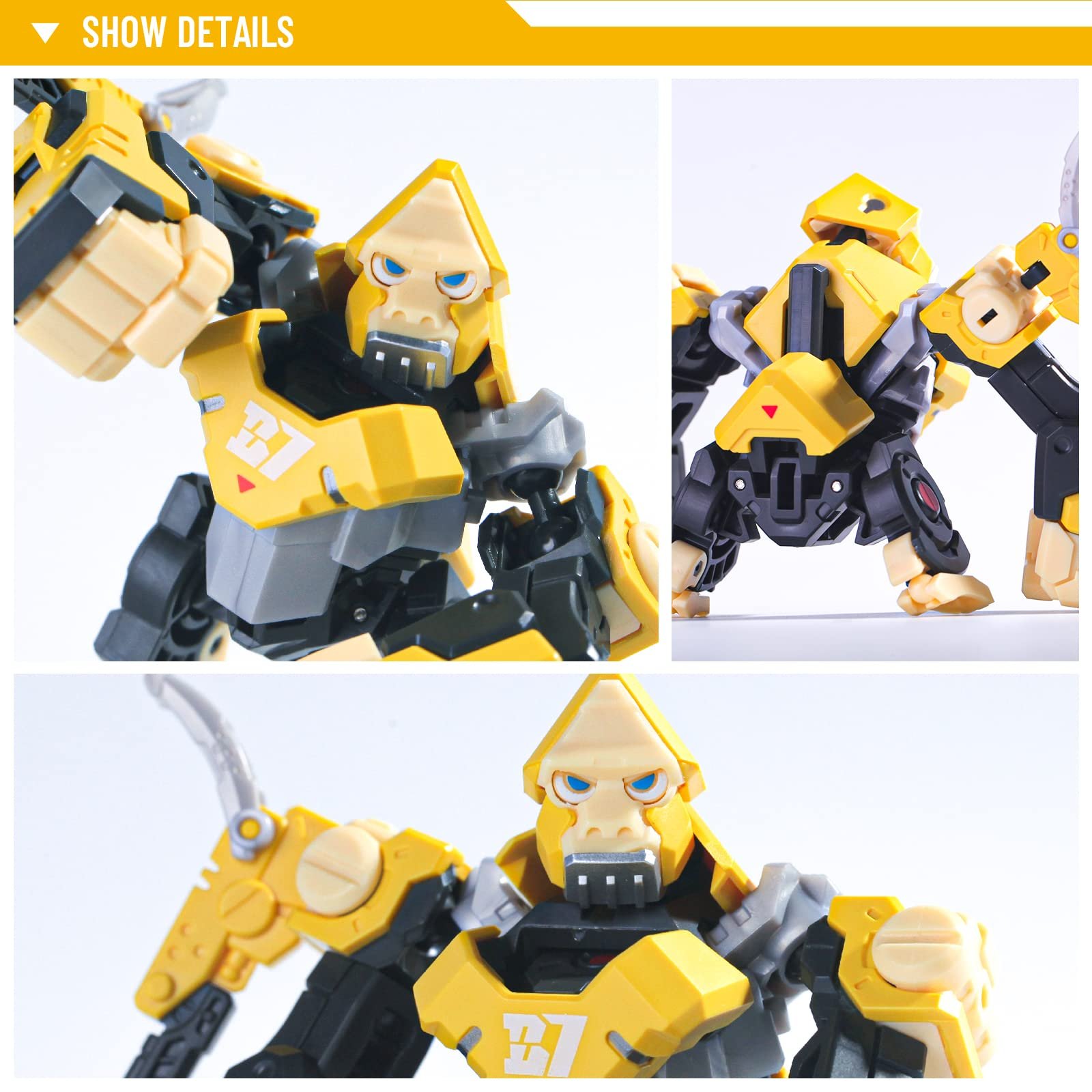 Іграшка-трансформер Горила 52TOYS Beastbox Series GIOBANA, різнокольорова, фото №3
