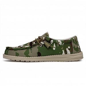 Чоловічі Мокасини HEYDUDE Wally Camouflage synthetic.ua - Фото 1