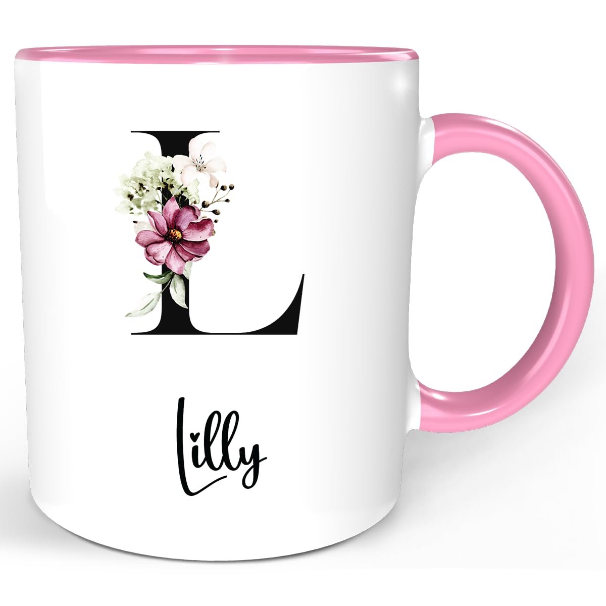 Кружка Lilly З написом Рожевий, фото №1