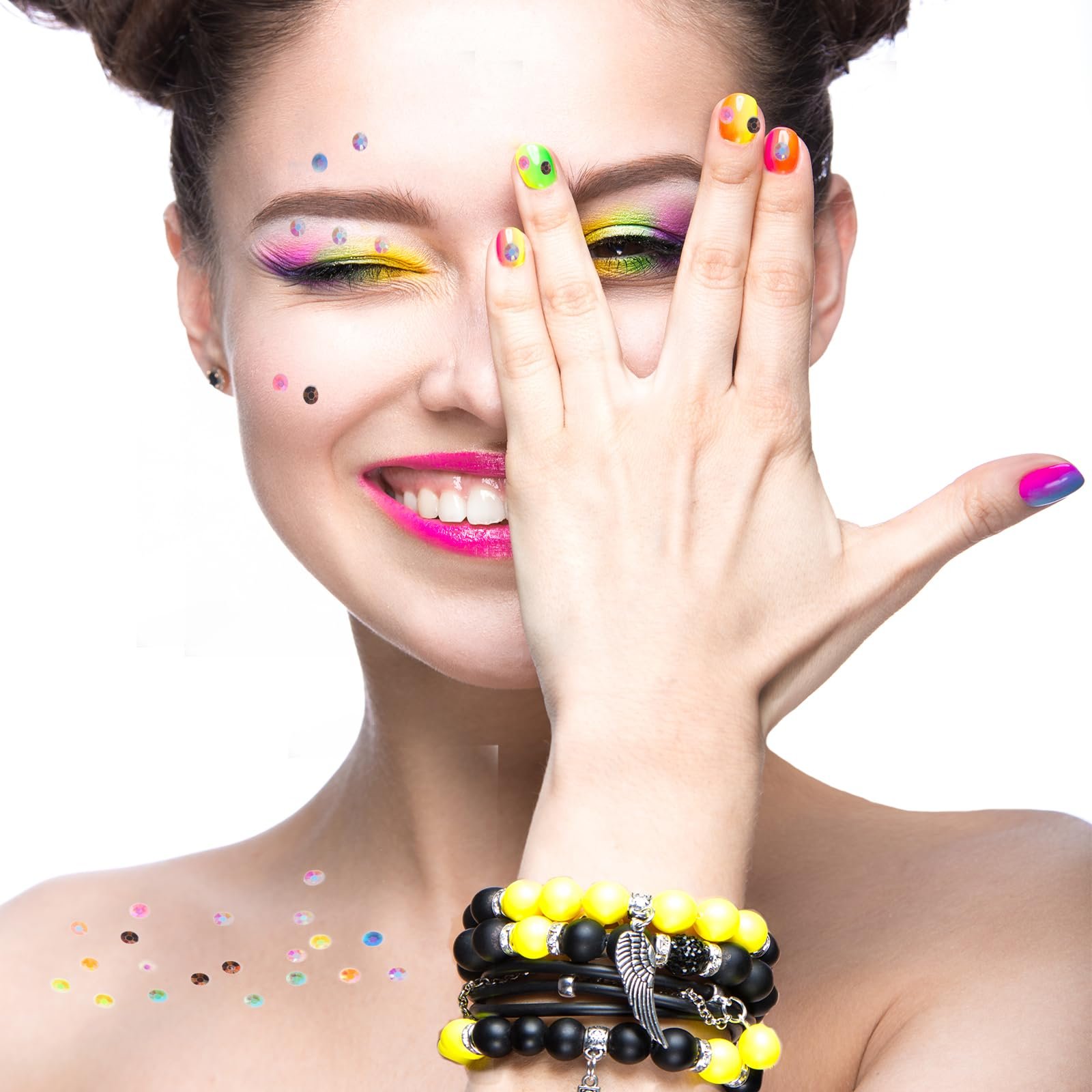 Стрази для нігтів круглі 3 мм, 24 кольори, набір 24000 штук, фото №3 Стрази для нігтів круглі 3 мм, 24 кольори, набір 24000 штук, фото №3