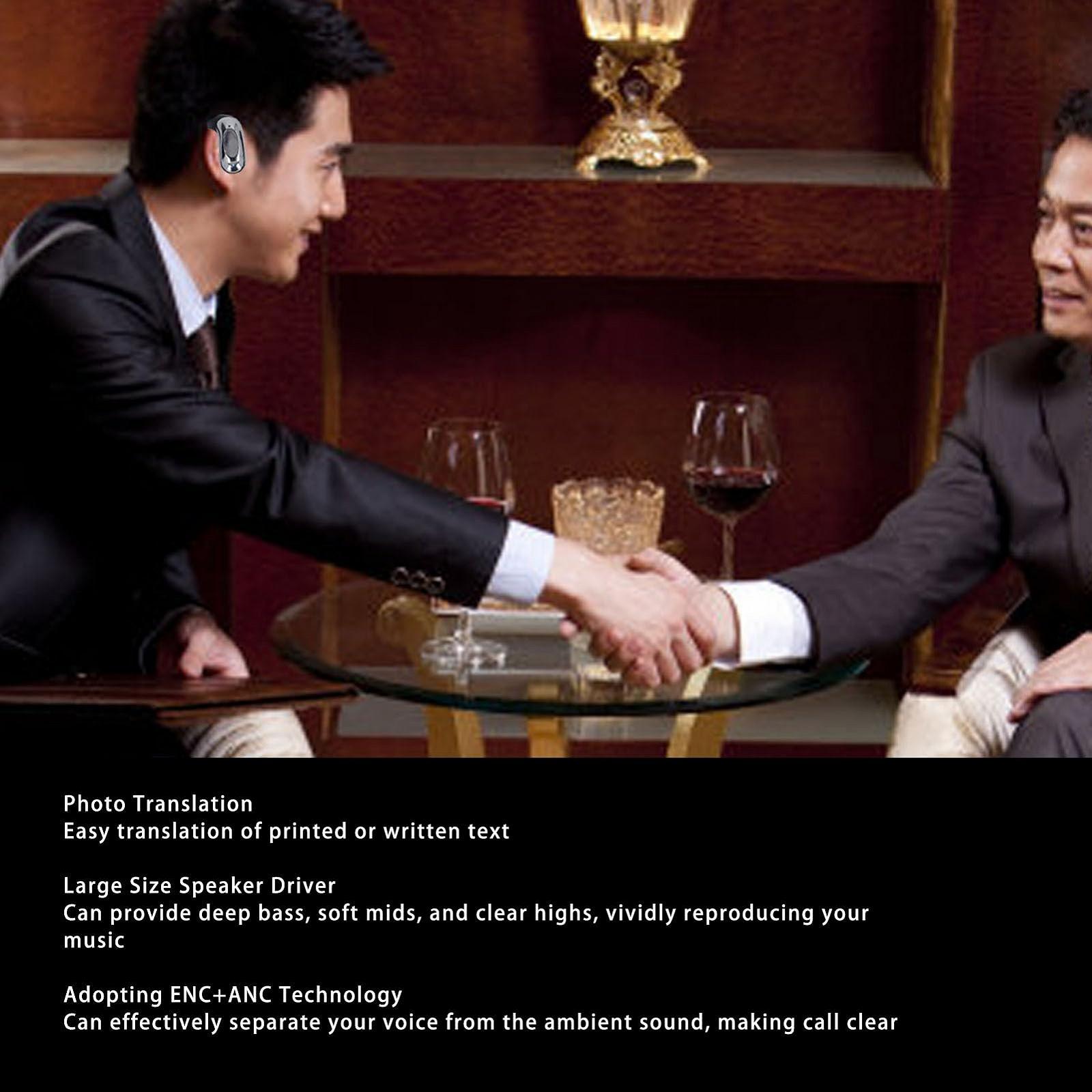 Навушники для перекладу голосу AI, реальний час, 144 мови та акценти, Bluetooth 5.4, фото №5 Навушники для перекладу голосу AI, реальний час, 144 мови та акценти, Bluetooth 5.4, фото №5