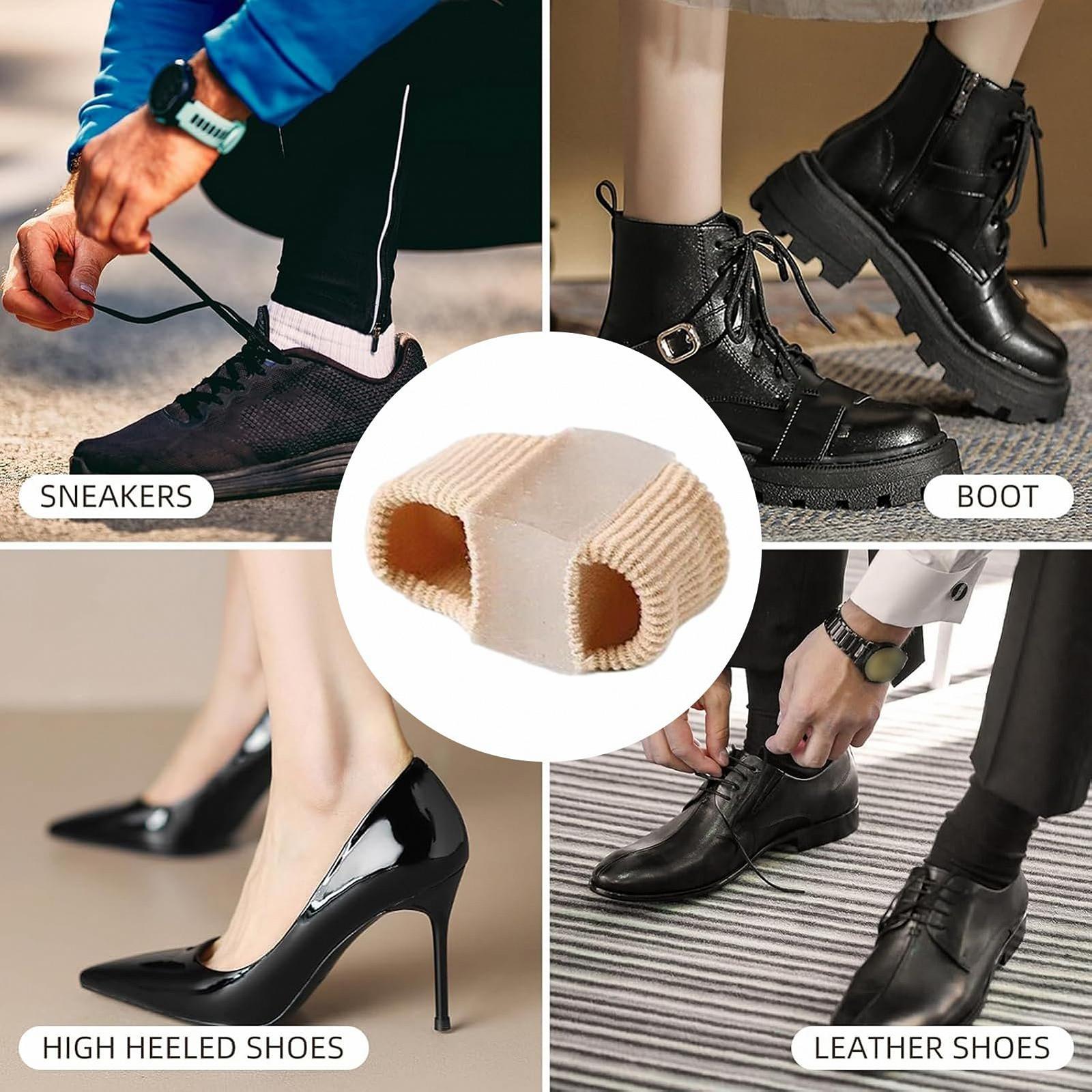 Разделитель для пальцев Valgus, для воспаленных косточек большого пальца, противоскользящий, двойное кольцо, перекрывающие пальцы, Hallux valgus, устройство для облегчения боли, комфортная боль в ногах, 4 шт., S, фото №6