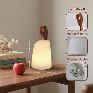 Настольная лампа MALUX Portable LED Outdoor Dimmable Rechargeable IP44 RGB synthetic.ua - Фото 1